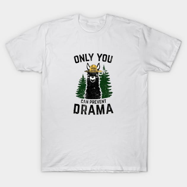 Only Drama Llama T-Shirt by minaaisyah